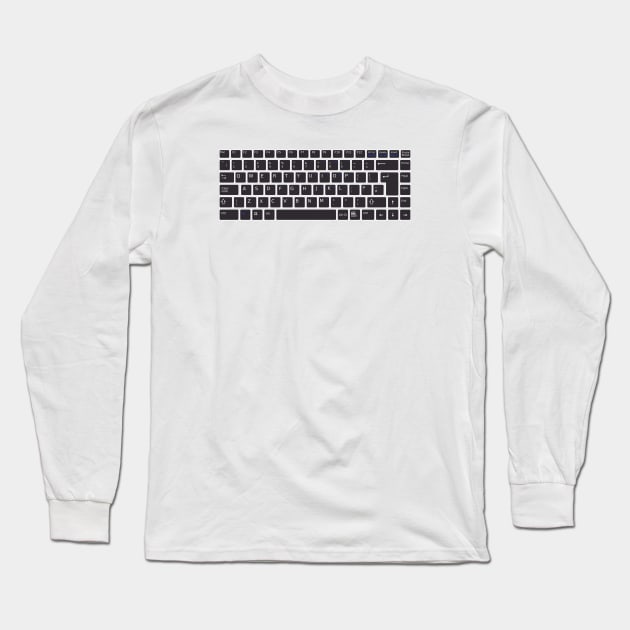 computer Long Sleeve T-Shirt by Grazia